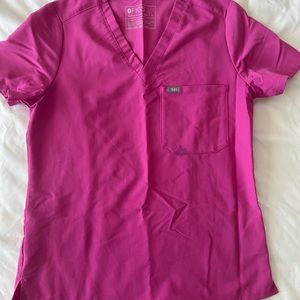 women's Electric Orchid Catarina™ - One-Pocket Scrub Top - S
